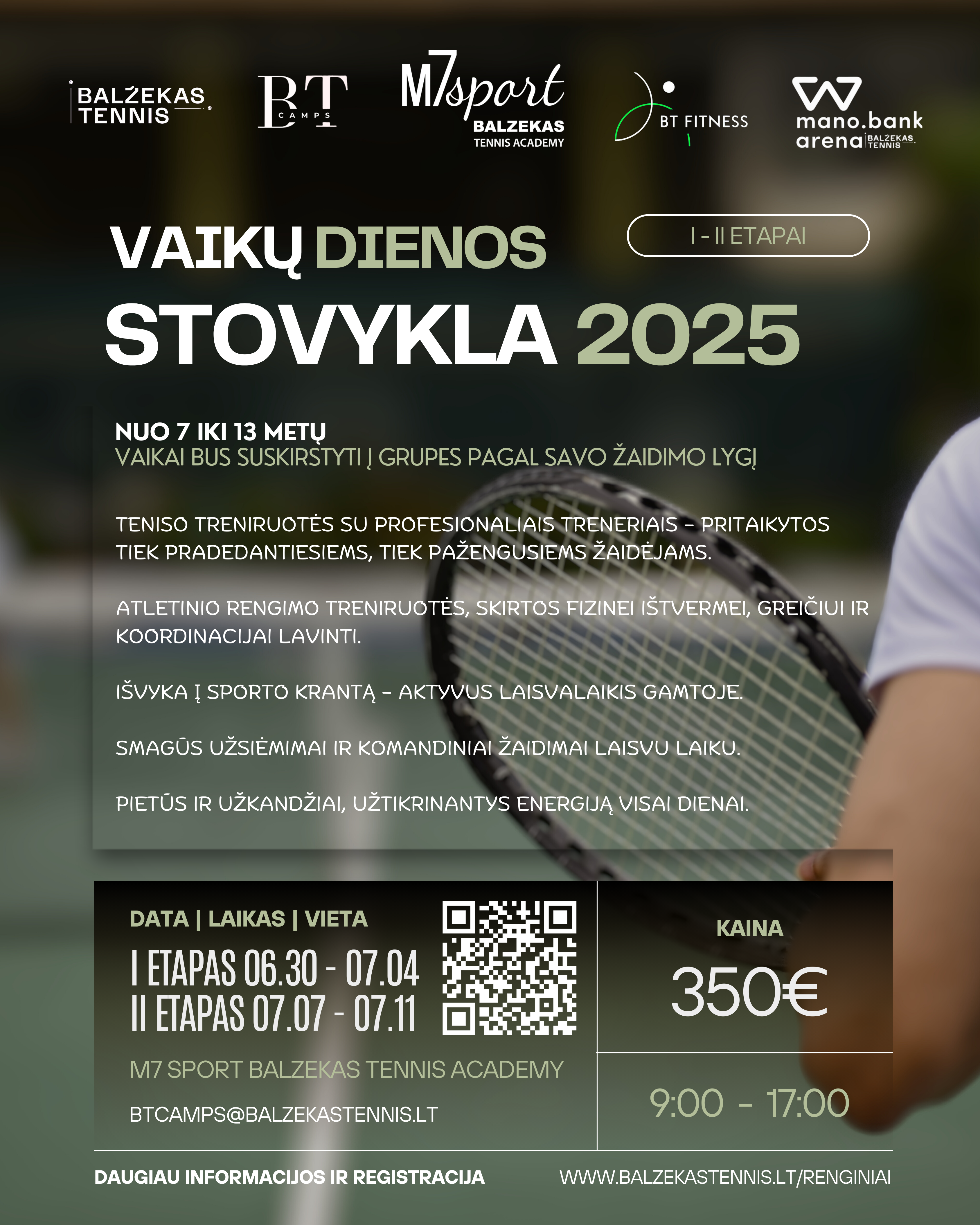 DIENOS stovyklos Vilniuje