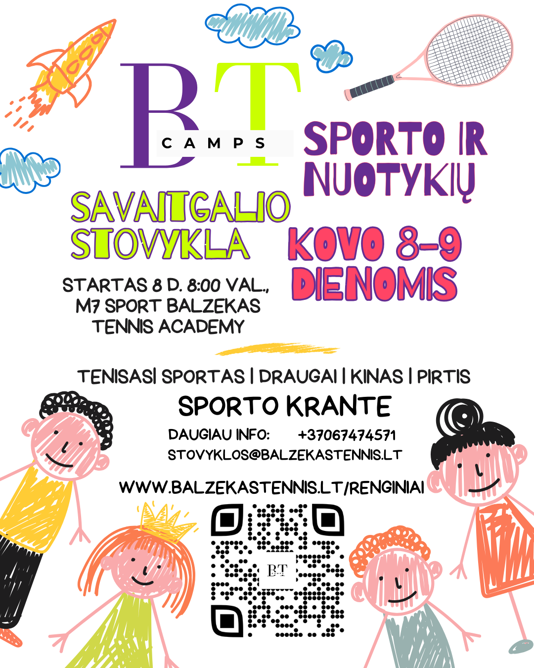 KOVO 8-9 D. SPORTO IR NUOTYKIŲ VAIKŲ SAVAITGALIO STOVYKLA